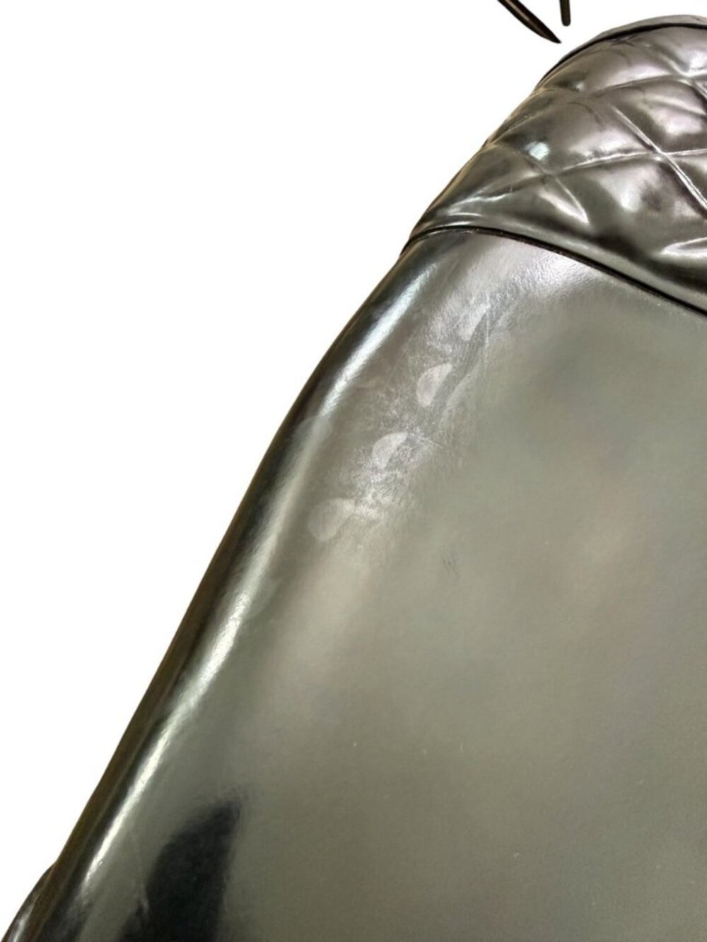 Hunter Women's Rigley Rubber Rain Boots Shiny Black Quilted Top Size 5 US/35 EU - Picture 14 of 16